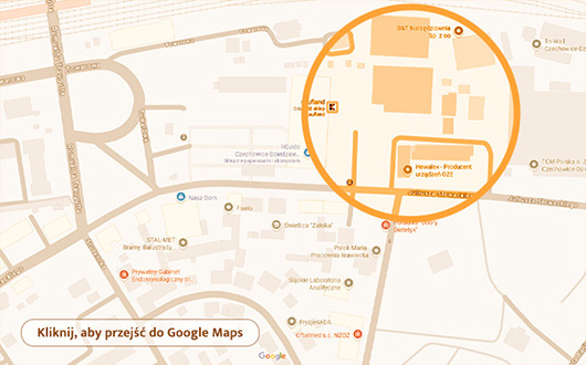 Mapa dojazdu